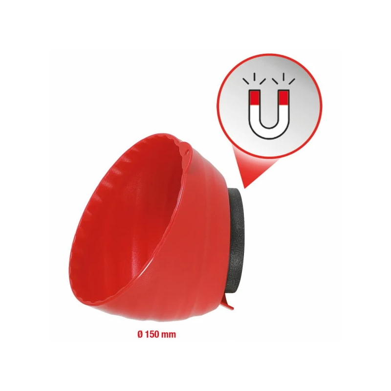 Plastmasas trauks ar magnētu, DIA150 mm, 750 g, KS Tools