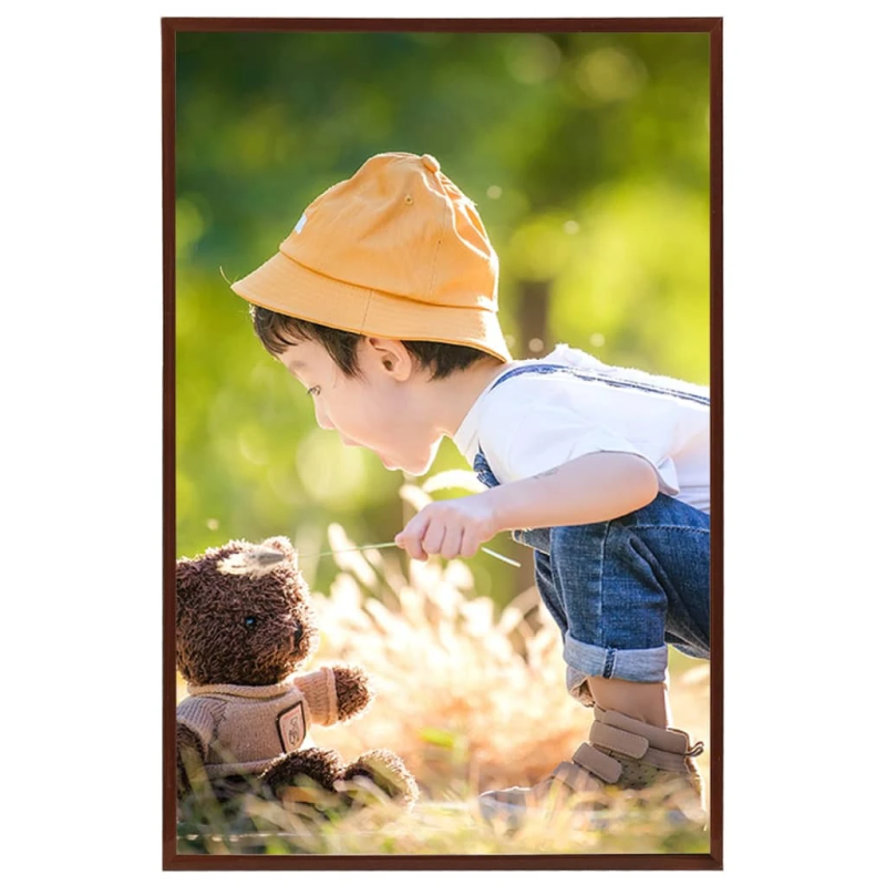 vidaXL foto rāmji, 3 gab., sienai, galdam, bronzas krāsā, 70x90cm, MDF