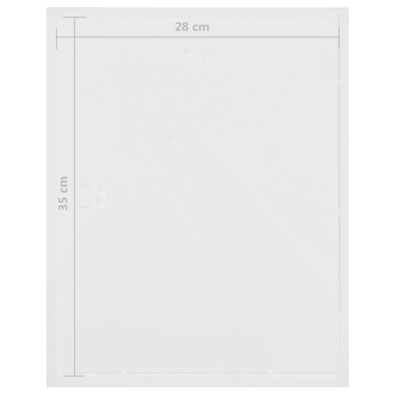 vidaXL 3D foto rāmji, 3 gab., balti, 28x35 cm, 4x,10x15 cm, attēliem