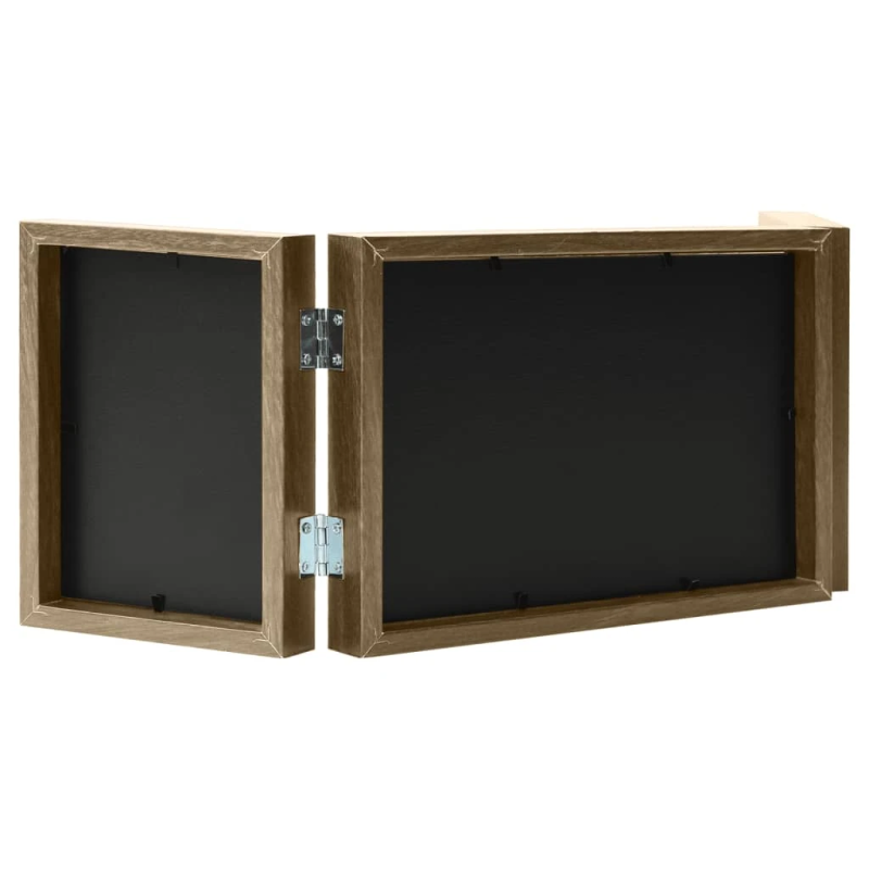 vidaXL 3-daļīgs foto rāmis, kolāža, gaiši brūns, 28x18 cm+2x,13x18 cm,