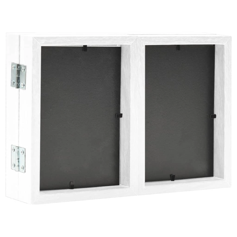 vidaXL 3-daļīgs foto rāmis, kolāža, balts, 28x18 cm+2x,13x18 cm,