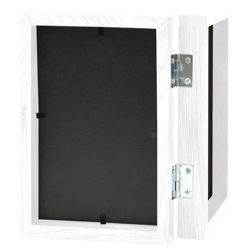 vidaXL 2-daļīgs foto rāmis, kolāža, balts, 2x,21x29,7 cm,