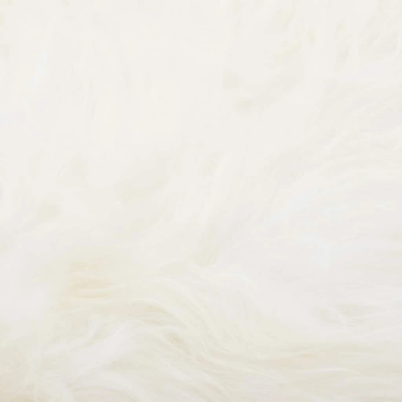 vidaXL krēsla pārsegs, Islandes aitāda, krēmkrāsas, 70x110 cm