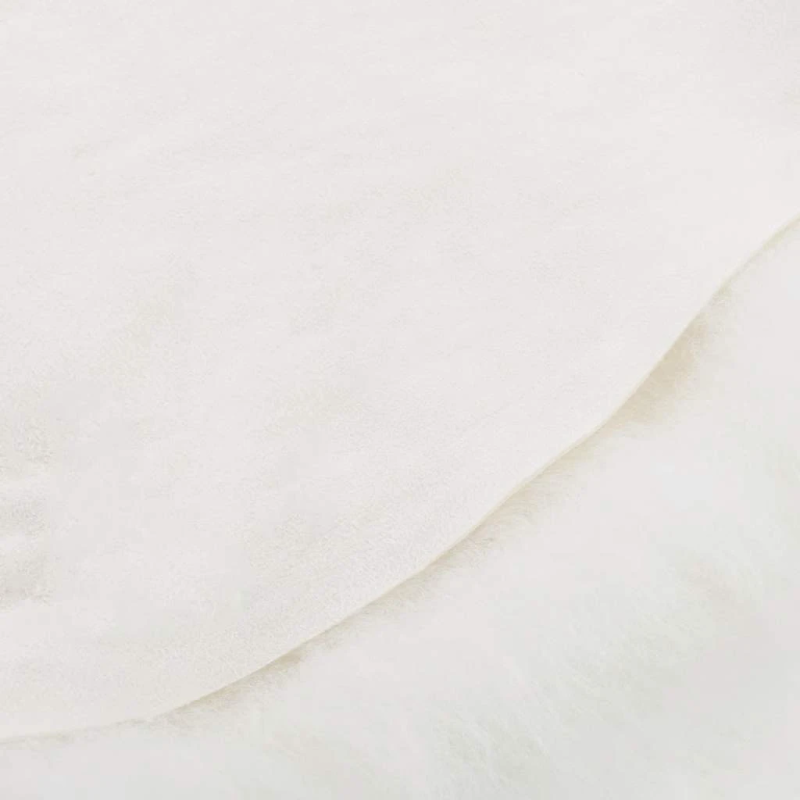 vidaXL krēsla pārsegs, Islandes aitāda, krēmkrāsas, 70x110 cm