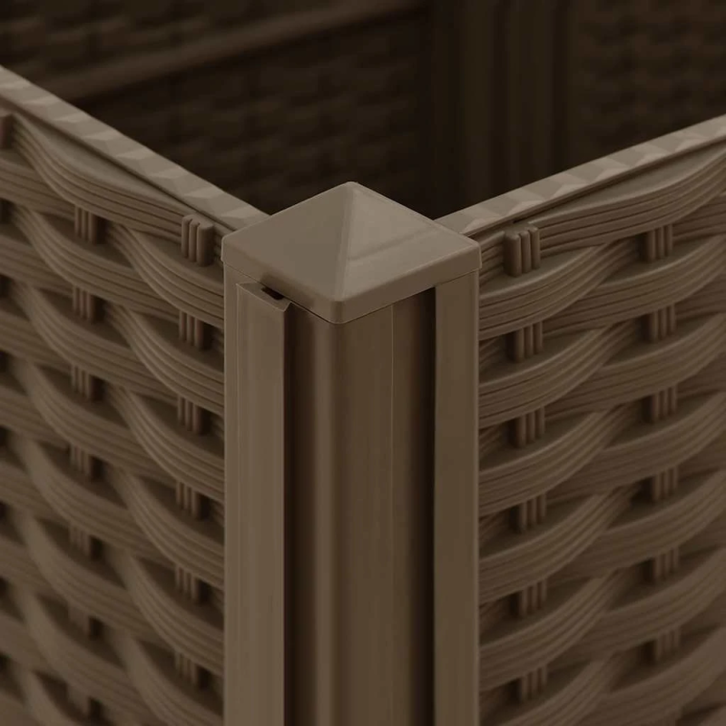 vidaXL puķu kaste, 40x40x38 cm, polipropilēns