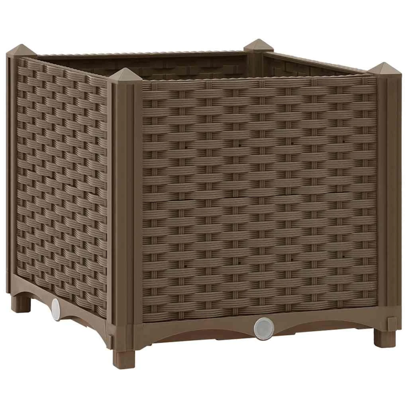 vidaXL puķu kaste, 40x40x38 cm, polipropilēns