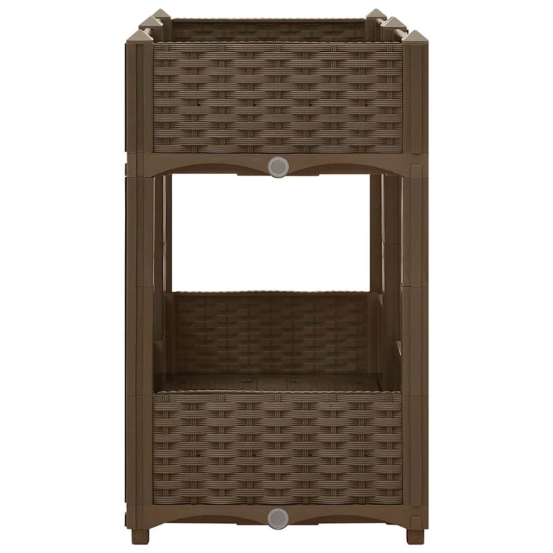 vidaXL puķu kaste, 80x40x71 cm, polipropilēns