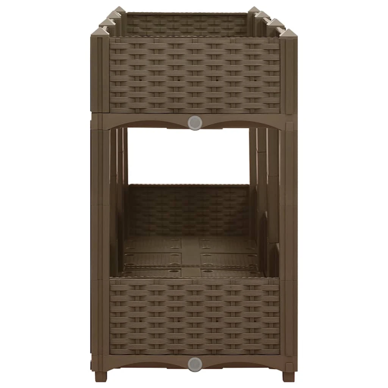 vidaXL puķu kaste, 120x40x71 cm, polipropilēns