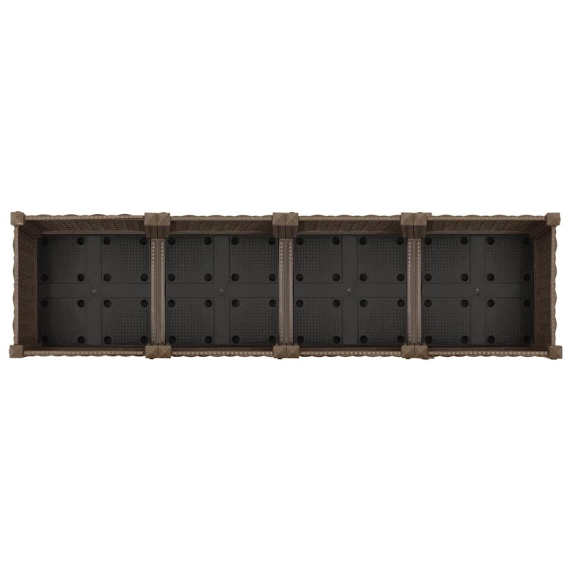 vidaXL puķu kaste, 160x40x71 cm, polipropilēns