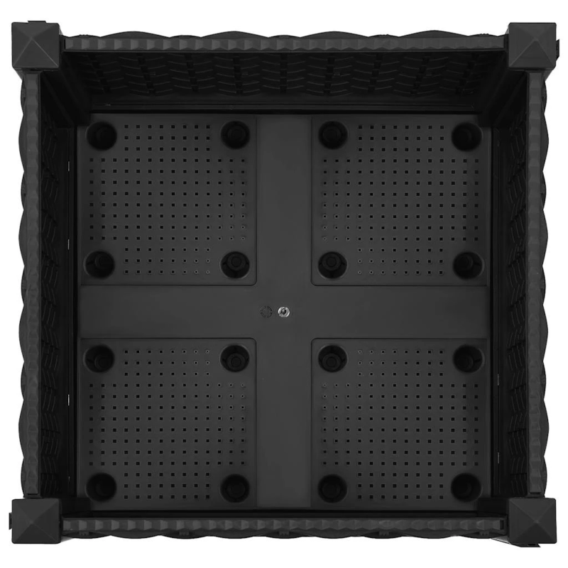 vidaXL puķu kaste, 40x40x23 cm, polipropilēns