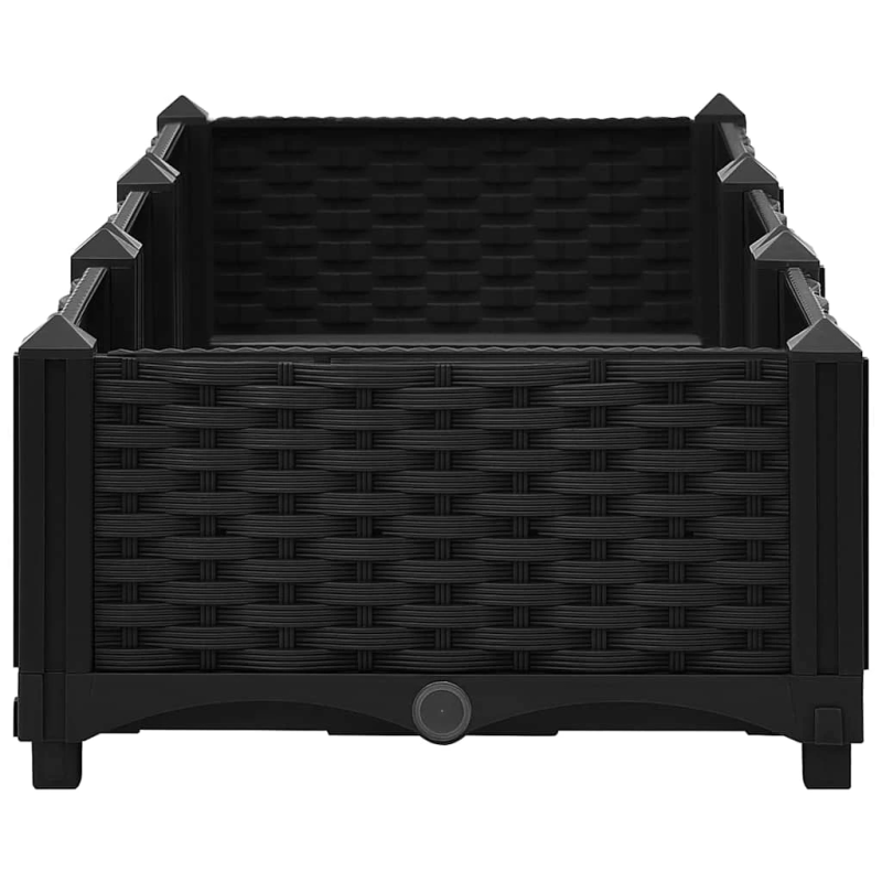 vidaXL puķu kaste, 120x40x23 cm, polipropilēns