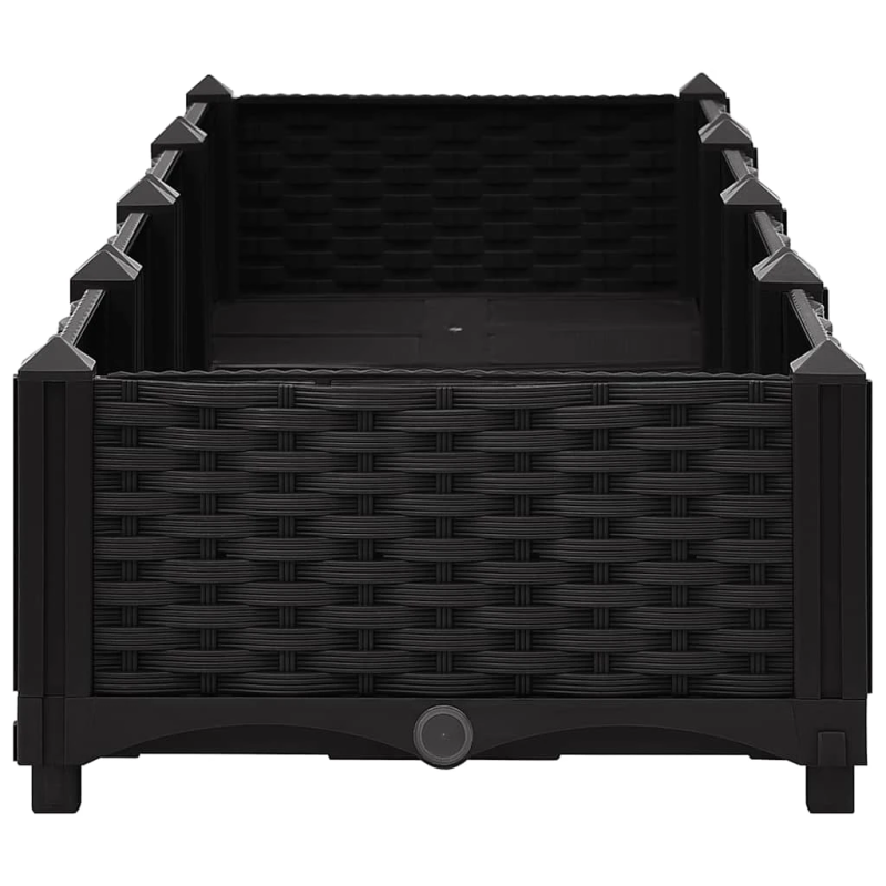 vidaXL puķu kaste, 160x40x23 cm, polipropilēns