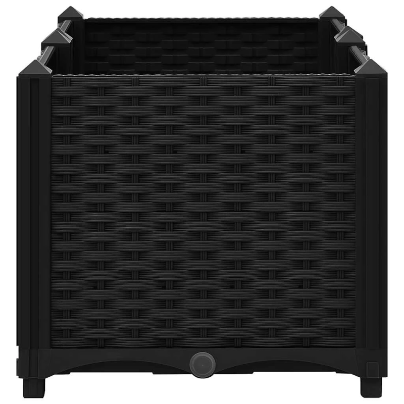 vidaXL augstā puķu dobe, 80x40x38 cm, polipropilēns