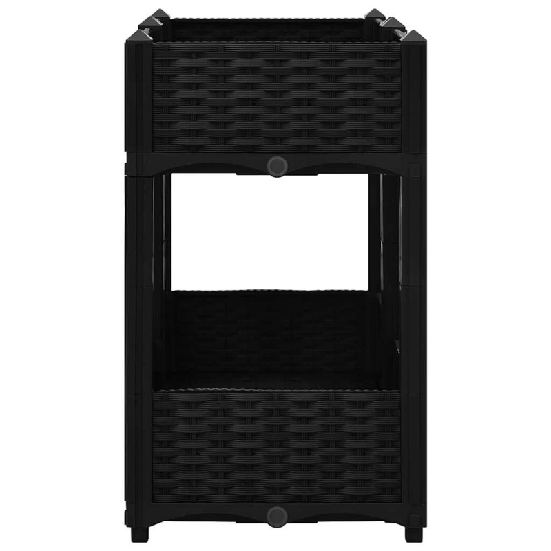 vidaXL puķu kaste, 80x40x71 cm, polipropilēns