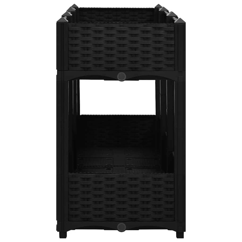 vidaXL puķu kaste, 120x40x71 cm, polipropilēns