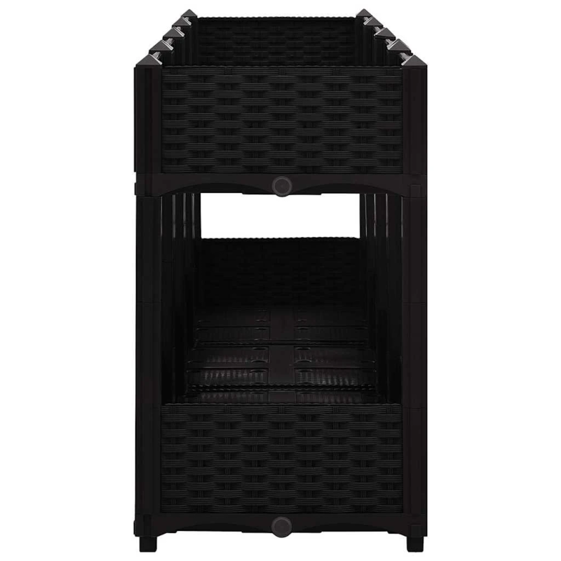 vidaXL puķu kaste, 160x40x71 cm, polipropilēns