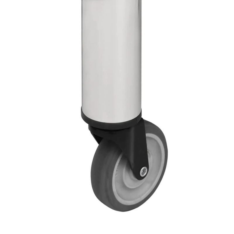 vidaXL virtuves darba galds, 80x45x85 cm, nerūsējošs tērauds