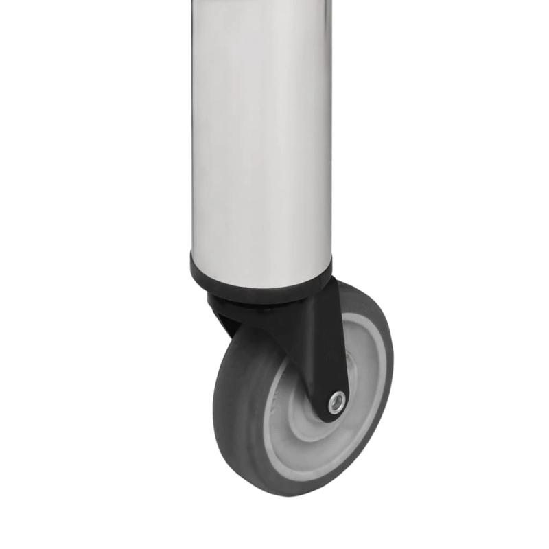 vidaXL virtuves darba galds, 100x45x85 cm, nerūsējošs tērauds