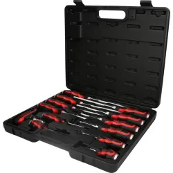 Smūginių atsuktuvų komplektas 13vnt ERGOTORQUE 13-osaline, KS Tools