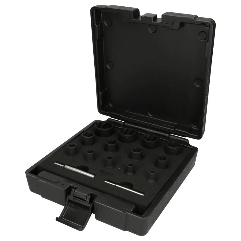 Spirālmuciņu komplekts 1-4´´+1-2´´, 15 gab., KS Tools