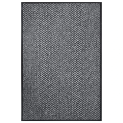 vidaXL durvju paklājs, 80x120 cm, pelēks