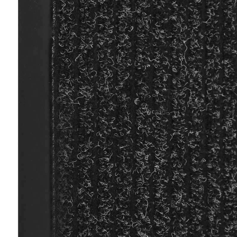 vidaXL durvju paklājs, svītrains, antracītpelēks, 80x120 cm