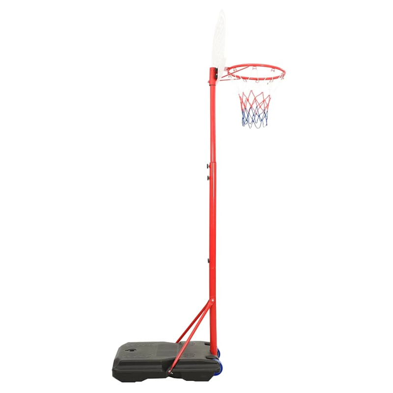 vidaXL basketbola komplekts, regulējams, 200-236 cm, pārvietojams