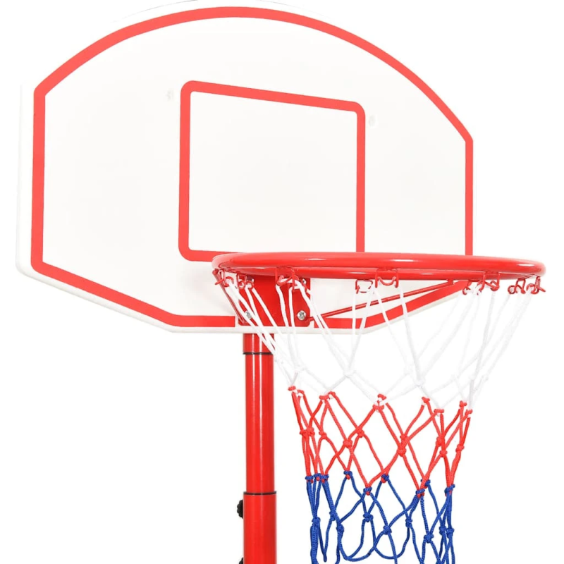 vidaXL basketbola komplekts, regulējams, 200-236 cm, pārvietojams