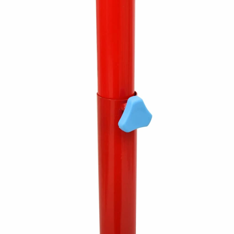 vidaXL basketbola komplekts, regulējams 138,5-166 cm, pārvietojams