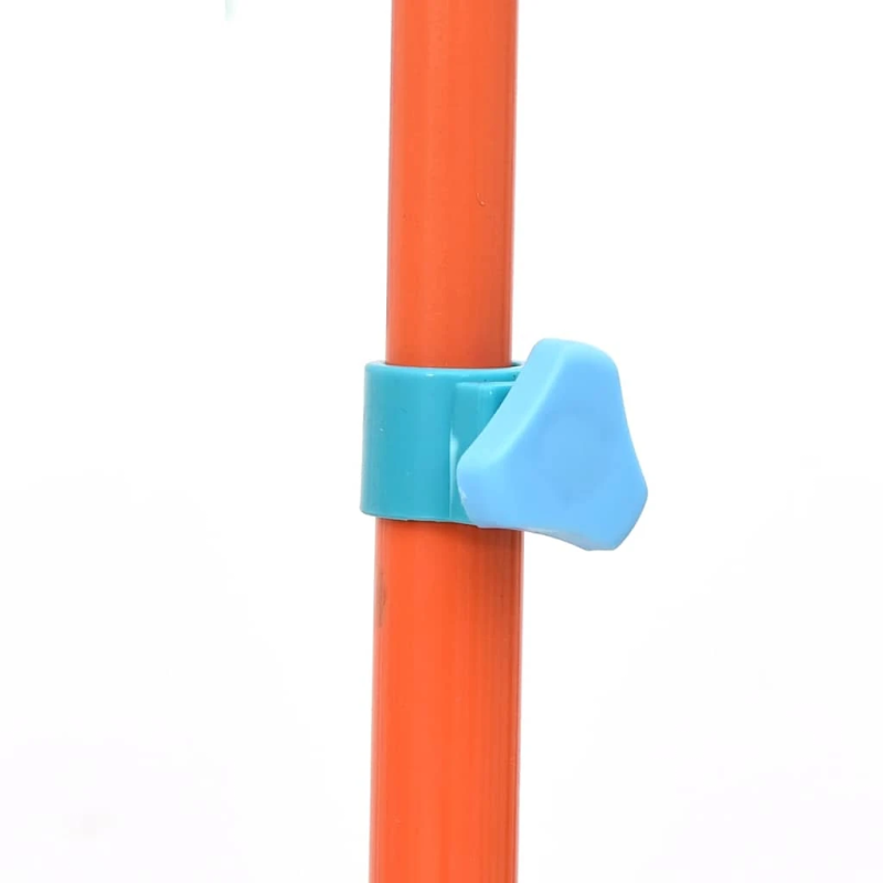 vidaXL basketbola komplekts, regulējams 109-141 cm, pārvietojams