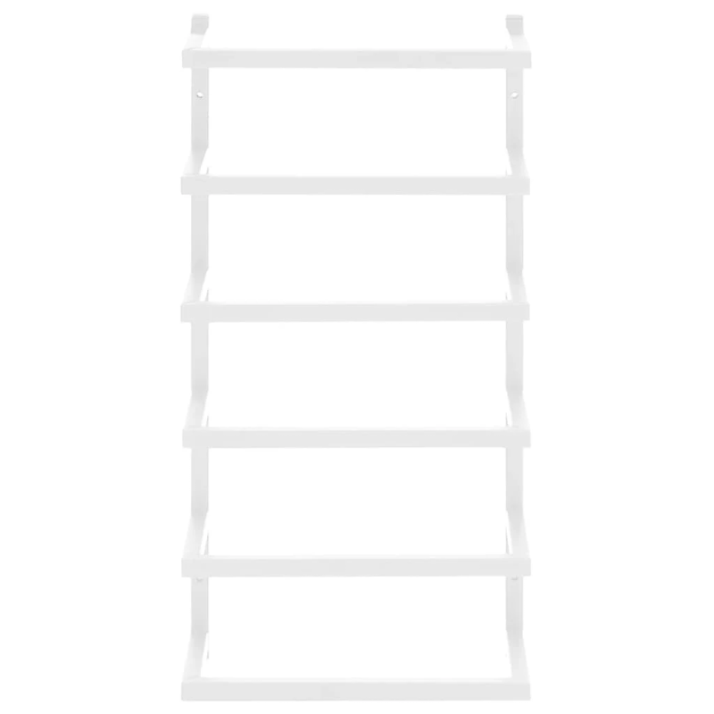 vidaXL dvieļu turētājs, balts, 24x12x48 cm, tērauds