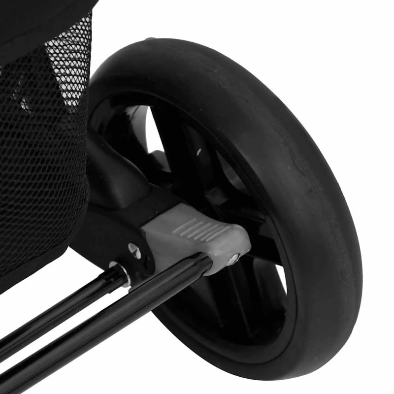 vidaXL dvīņu ratiņi, gaiši pelēki, tērauds