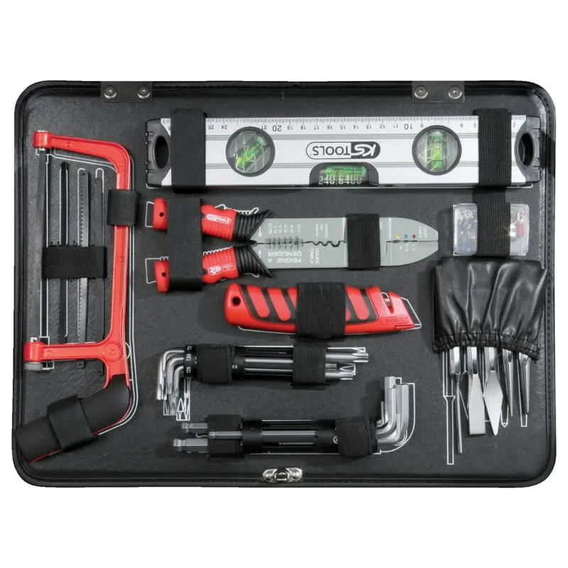 Universālais instrumentu komplekts 1-4+1-2, 127 gab., KS Tools