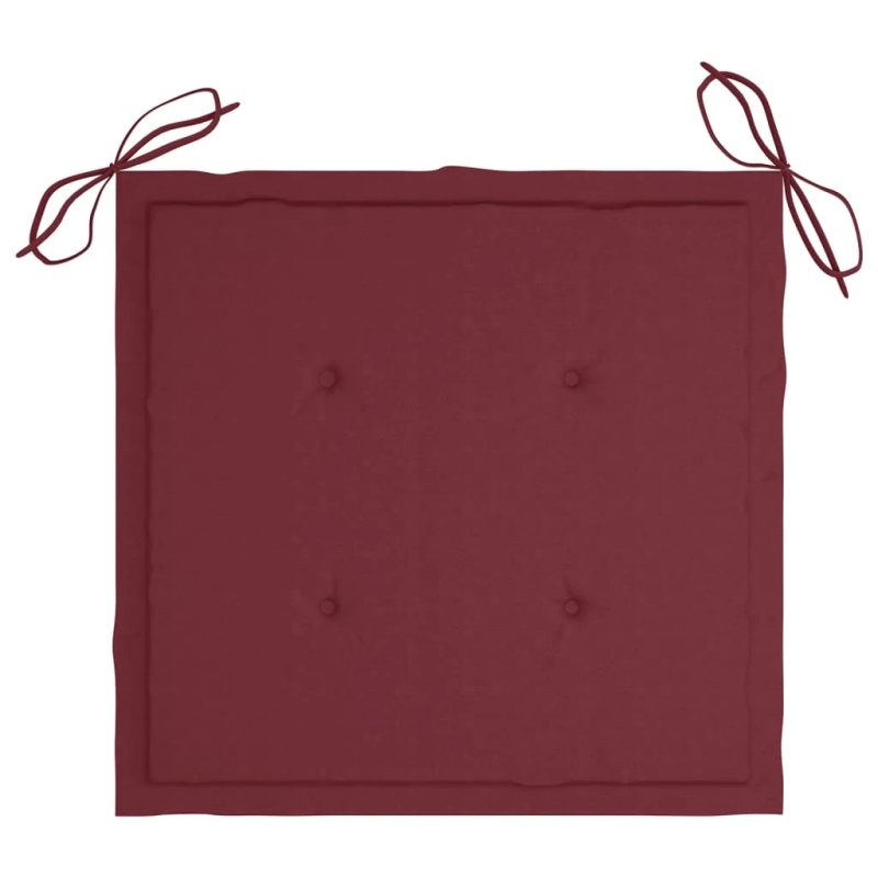 vidaXL dārza krēsli ar matračiem, 6 gab., akācijas masīvkoks