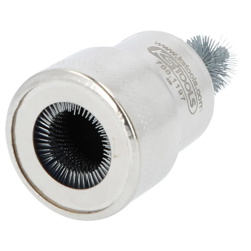 Akumulatora spaiļu tīrīšanas birste 120mm, KS Tools