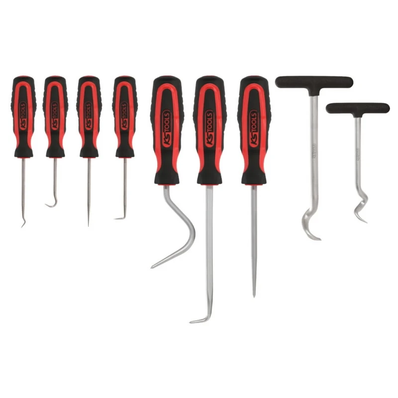 Āķu un īlenu komplekts, 9 gab., KS Tools