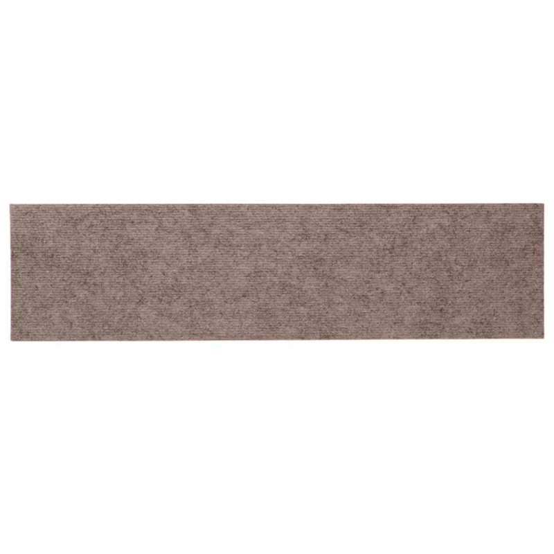 vidaXL kāpņu paklājiņi, pašlīmējoši, 15 gab., 76x20 cm, gaiši brūni, taisnstūrveida