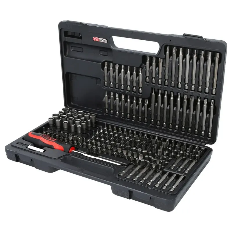 Uzgaļu komplekts, 208 gab. 208-osaline, KS Tools