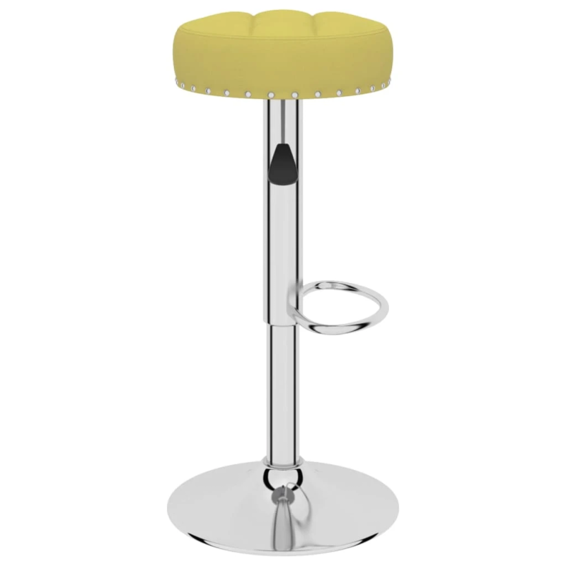 vidaXL bāra krēsli, 2 gab., zaļš audums