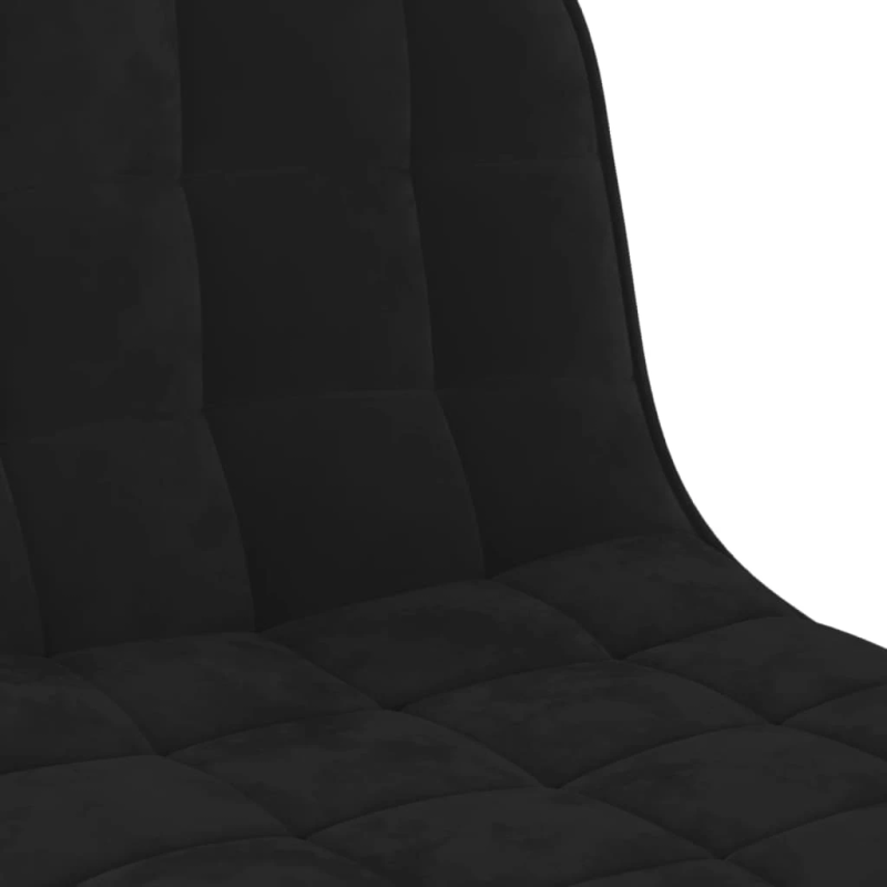 vidaXL bāra krēsli, 2 gab., melns samts