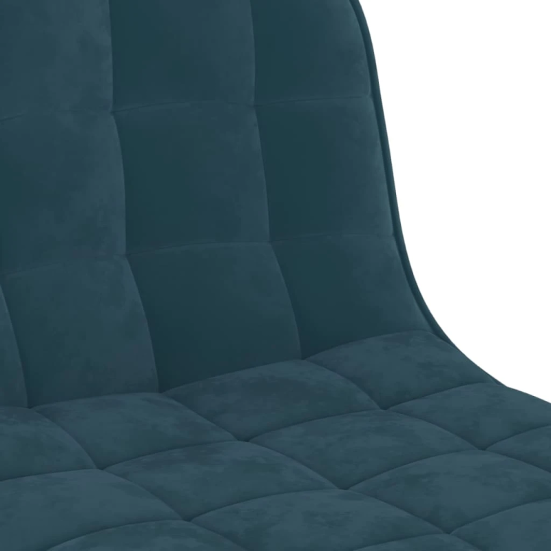 vidaXL bāra krēsli, 2 gab., zils samts