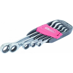 Kombinēto tarkšķatslēgu komplekts GEARplus, 5 gab., KS Tools