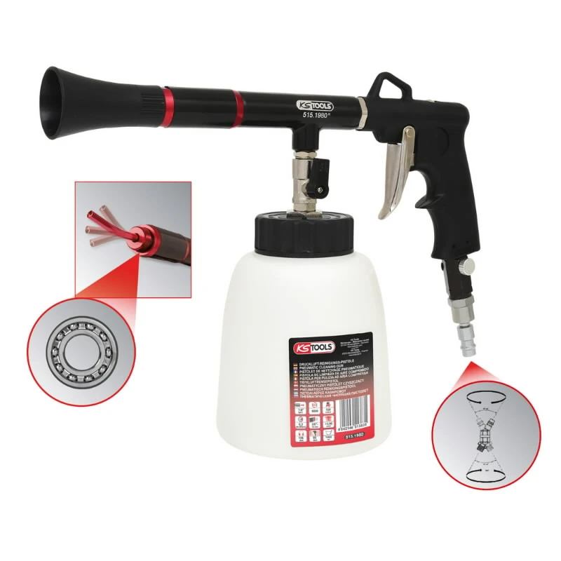 Pneimatiskā rotācijas tīrīsanas pistole, KS Tools