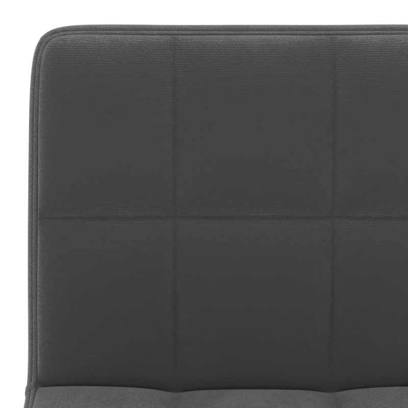 vidaXL bāra krēsls, melns samts