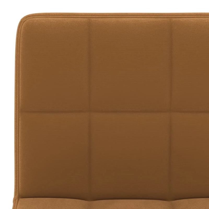 vidaXL bāra krēsls, brūns samts