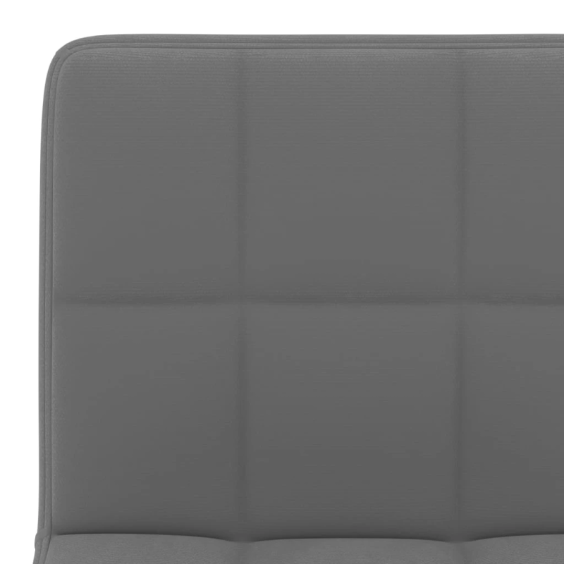 vidaXL bāra krēsls, tumši pelēks samts