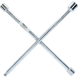 Riteņu krustatslēga vieglajām automašīnām, 1-2"x17x19x21 mm, KS Tools