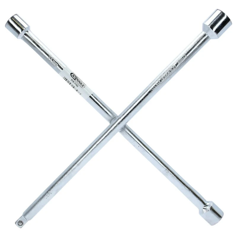 Riteņu krustatslēga vieglajām automašīnām, 1-2"x17x19x21 mm, KS Tools