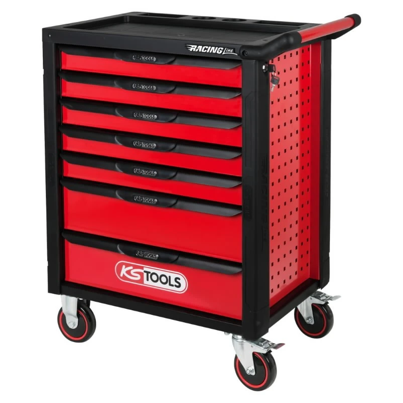 Instrumentu ratiņi RACINGline, 7 atvilktnes, KS Tools