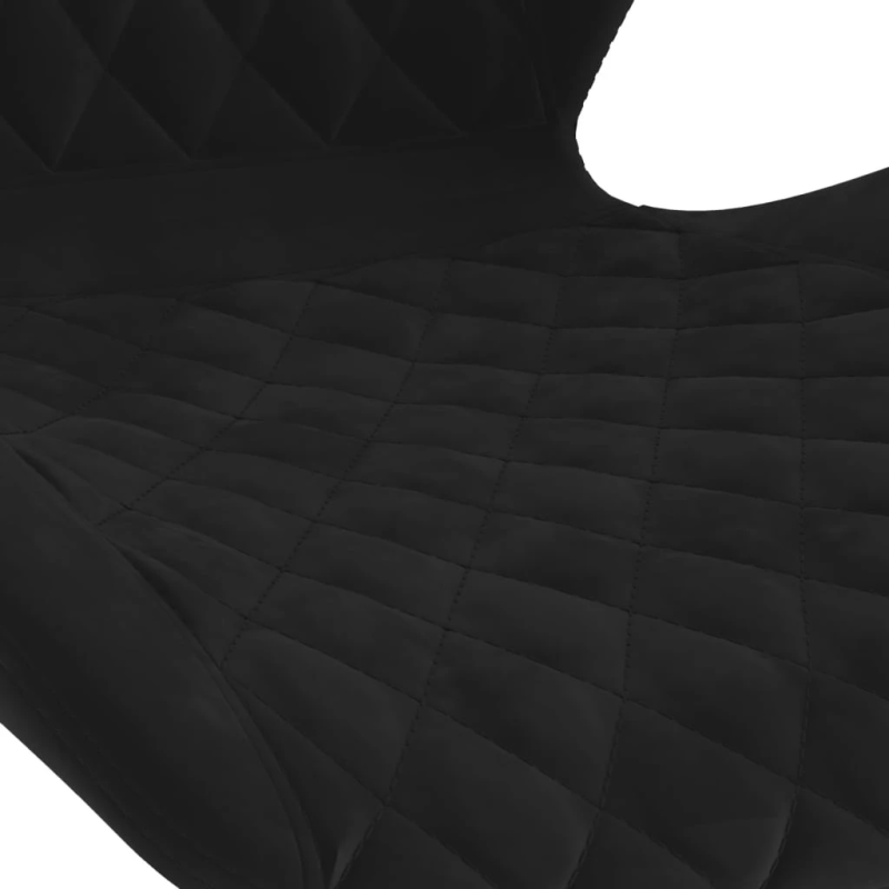 vidaXL bāra krēsli, 2 gab., melns samts